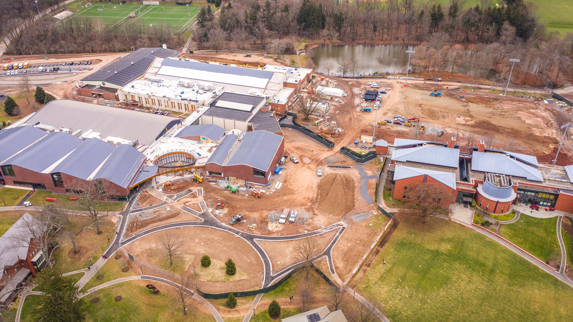 Tsai Fieldhouse construction progress